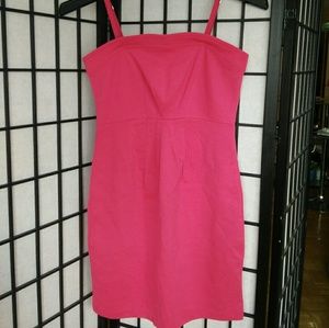 Hot Pink Sheath Dress